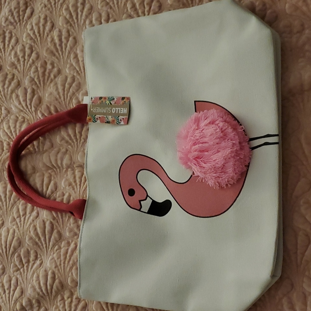 Flamingo Tote/Beach bag